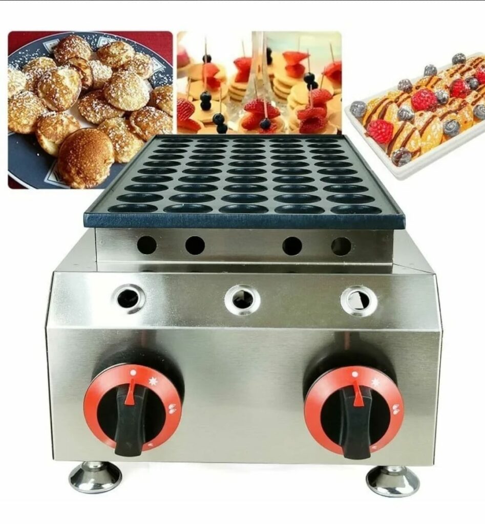 Maquina De Gas Lp Industrial Para Mini Hotcakes 50 Piezas Industrial